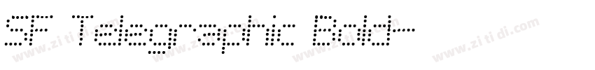 SF Telegraphic Bold字体转换